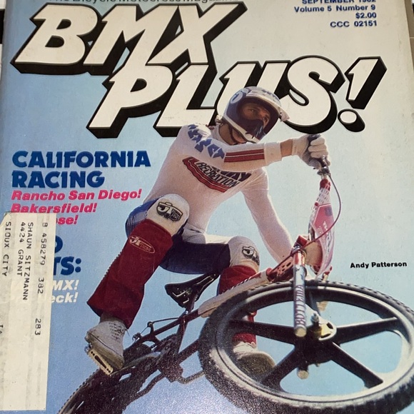 VTG September 1982 BMX PLUS! Magazine. Rare. - Picture 3 of 14